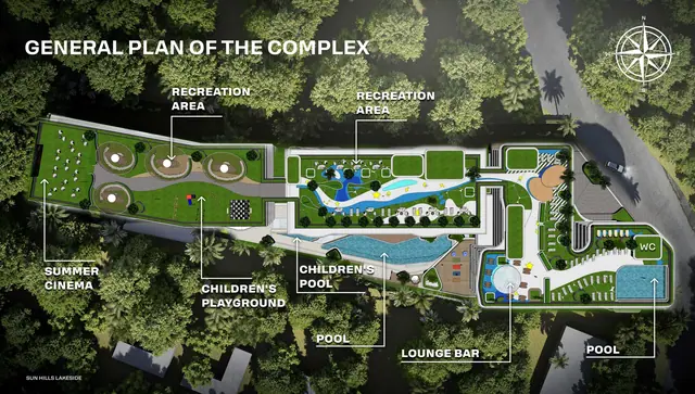 Sun Hills Lakeside Phuket — Генплан комплекса, Банг Тао и Лагуна, Пхукет