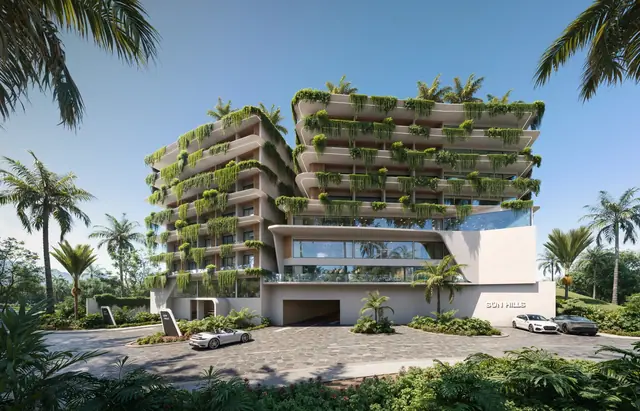 Sun Hills Layan — Фасад комплекса, Лаян, Пхукет