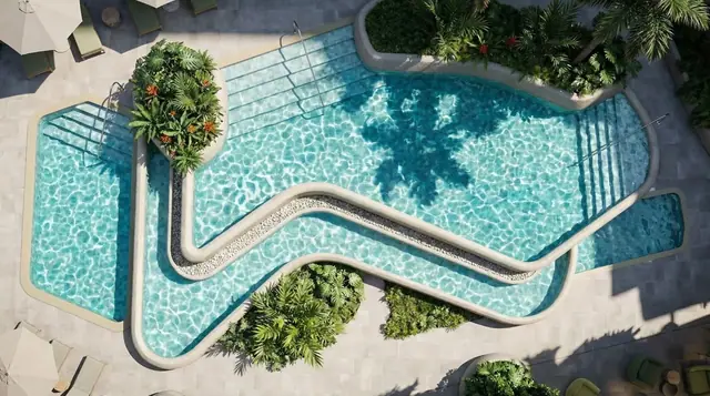 Sun Hills Layan — Бассейн сложной формы, Лаян, Пхукет