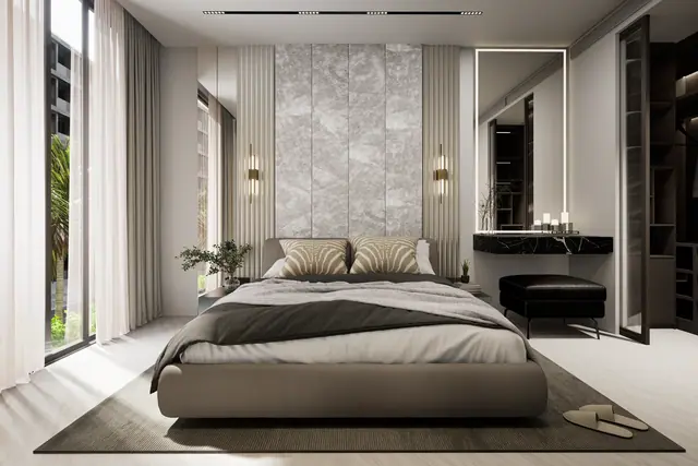 Sun Hills Layan — Спальня с туалетным столиком, Лаян, Пхукет