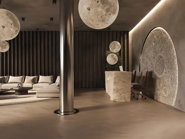 Sunny Moon — Лобби с фактурными панно, Раваи и Най Харн, Пхукет