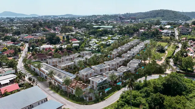 Sunny Moon Village — Посёлок с высоты, Раваи и Най Харн, Пхукет