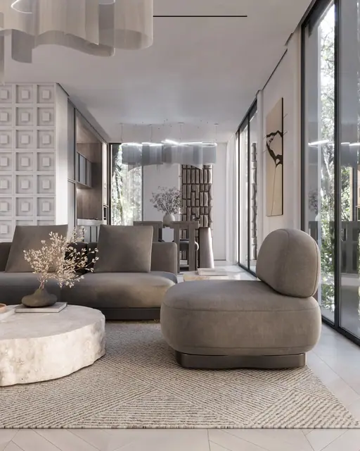 Sunny Moon Village — Гостиная-кухня · вилла 2 спальни, 1-й этаж, Раваи и Най Харн, Пхукет