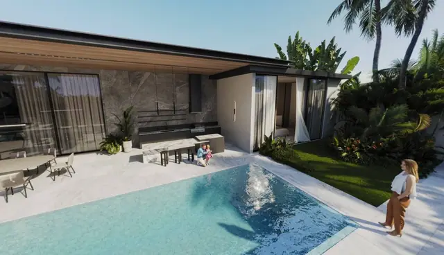Sunti Villas — Бассейн виллы с зоной отдыха, Банг Тао и Лагуна, Пхукет
