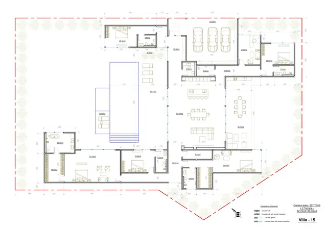 Sunti Villas — Вилла 15 — 5 спален · 598 м² + 2 террасы 139 м², Банг Тао и Лагуна, Пхукет