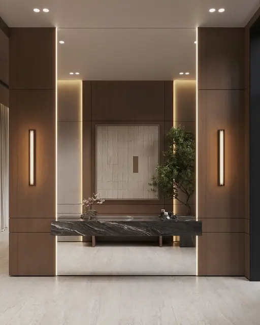 Sunti Villas — Прихожая с подсветкой, Банг Тао и Лагуна, Пхукет