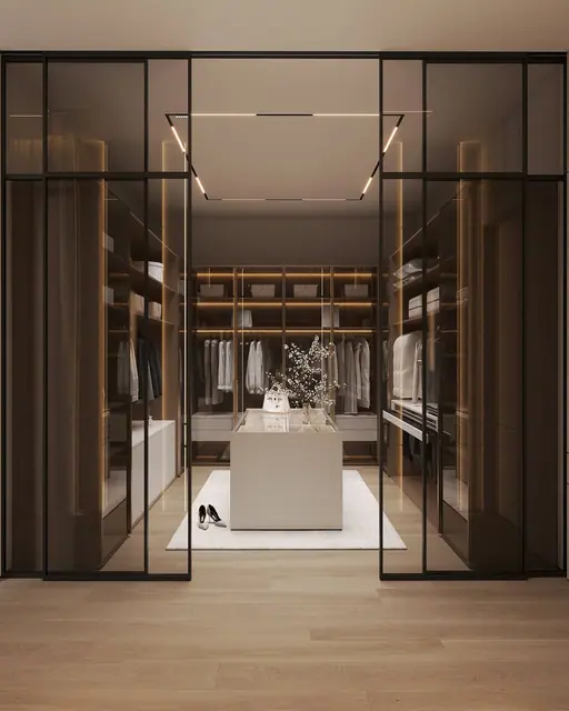 Sunti Villas — Гардеробная за стеклянными дверями, Банг Тао и Лагуна, Пхукет