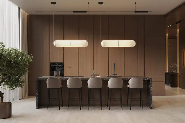 Sunti Villas — Кухонный остров на восемь мест, Банг Тао и Лагуна, Пхукет