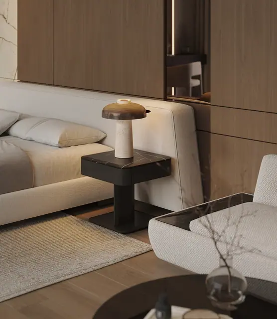 Sunti Villas — Прикроватная зона с креслом, Банг Тао и Лагуна, Пхукет