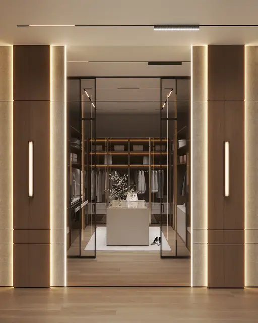 Sunti Villas — Гардеробная за стеклянными дверями, Банг Тао и Лагуна, Пхукет