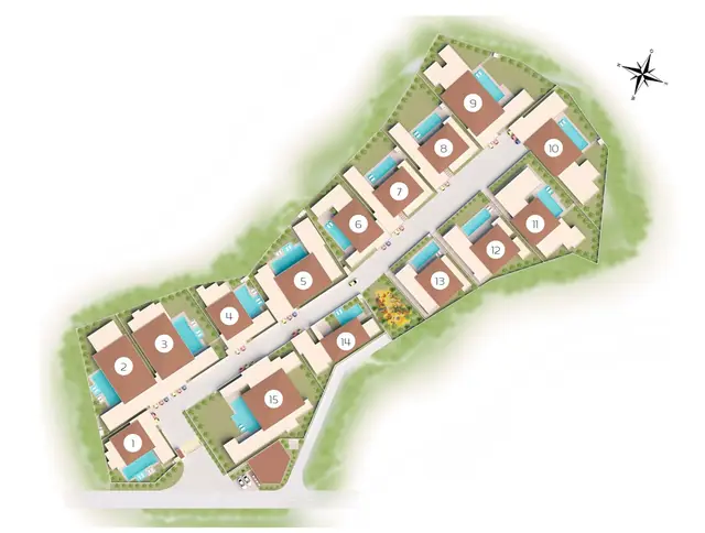 Sunti Villas — Генплан посёлка, Банг Тао и Лагуна, Пхукет