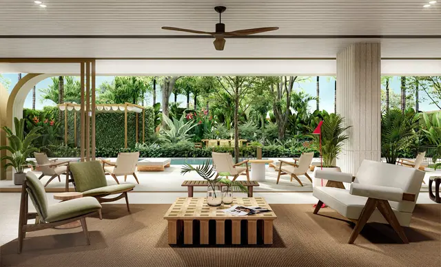 Surfhouse Residences — Лобби с видом на бассейн, Банг Тао и Лагуна, Пхукет