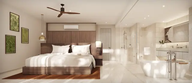 Surfhouse Residences — Спальня с ванной зоной · тип B1, 2 спальни, Банг Тао и Лагуна, Пхукет