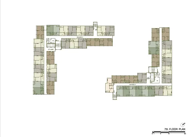 The Base Rise — План 7 этажа, Чалонг, Пхукет