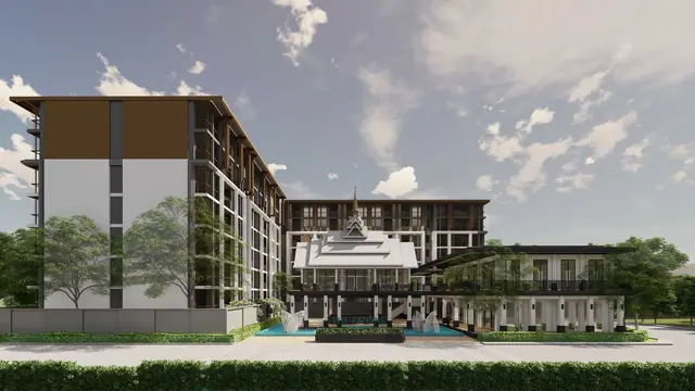 The Ozone Condominium — Корпус и въездной павильон, Банг Тао и Лагуна, Пхукет