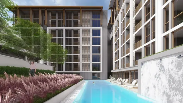 The Ozone Condominium — Двор с бассейном, Банг Тао и Лагуна, Пхукет