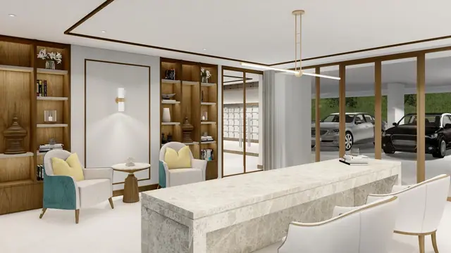 The Ozone Condominium — Лаунж-зона лобби, Банг Тао и Лагуна, Пхукет