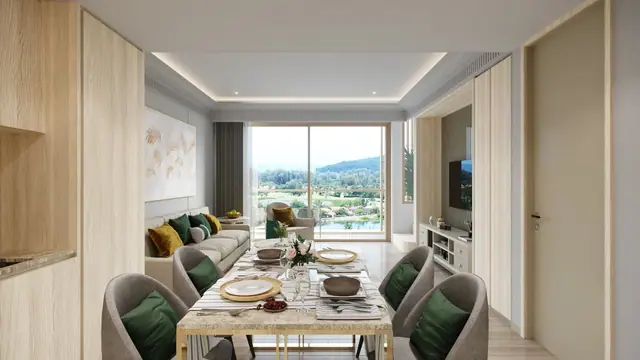 The Ozone Condominium — Столовая с выходом на балкон, Банг Тао и Лагуна, Пхукет