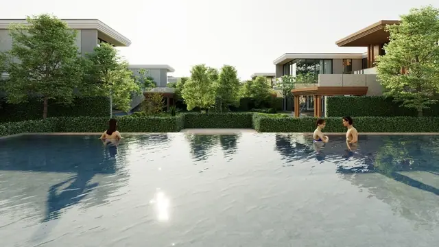 The Ozone Luxury Villas — Общий бассейн комплекса, Банг Тао и Лагуна, Пхукет