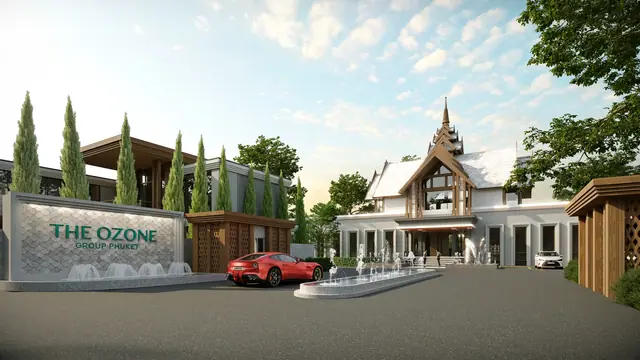 The Ozone Luxury Villas — Въездная группа и клубный дом, Банг Тао и Лагуна, Пхукет