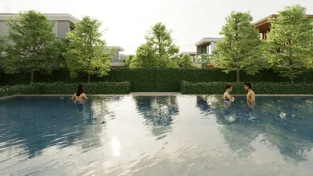 The Ozone Luxury Villas — Общий бассейн комплекса, Банг Тао и Лагуна, Пхукет