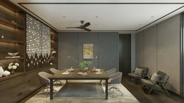 The Ozone Luxury Villas — Кабинет с переговорным столом · 4+1 спальня, Банг Тао и Лагуна, Пхукет