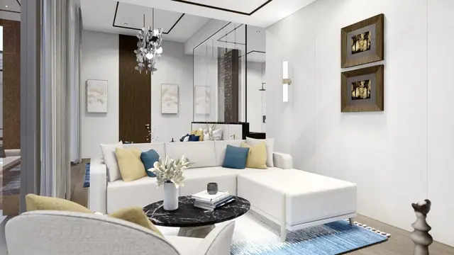 The Ozone Luxury Villas — Гостиная с угловым диваном · 4+1 спальня, Банг Тао и Лагуна, Пхукет
