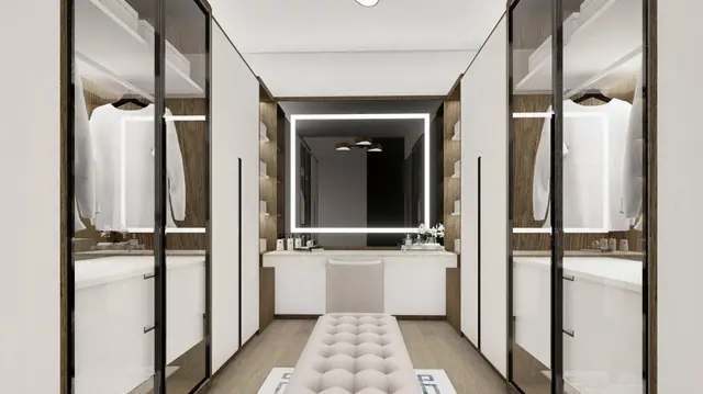 The Ozone Luxury Villas — Гардеробная с туалетным столиком · 4+1 спальня, Банг Тао и Лагуна, Пхукет