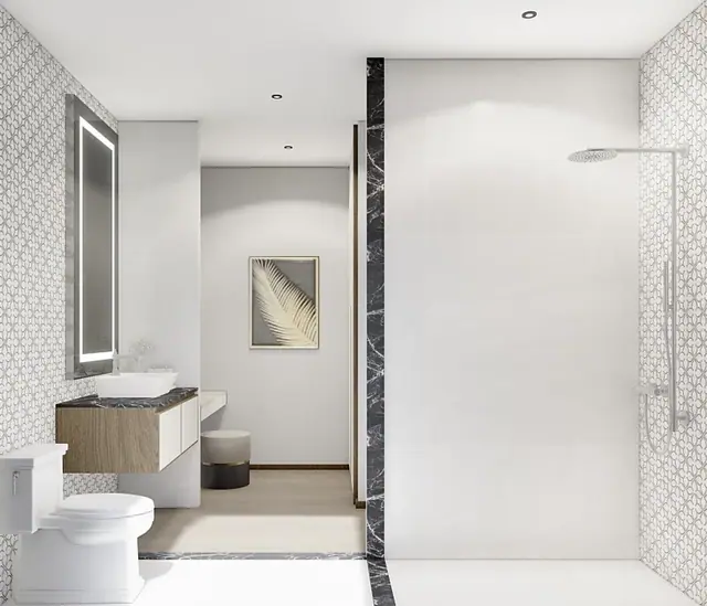 The Ozone Luxury Villas — Ванная с душевой зоной · 5 спален, Банг Тао и Лагуна, Пхукет