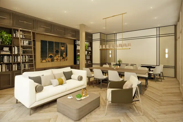 The Ozone Signature Condominium — Лаунж в библиотеке, Банг Тао и Лагуна, Пхукет
