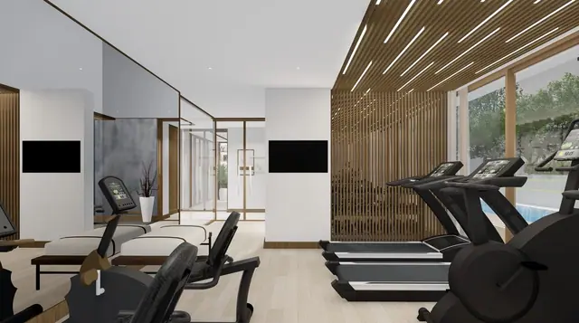 The Ozone Signature Condominium — Беговые дорожки с видом на улицу, Банг Тао и Лагуна, Пхукет