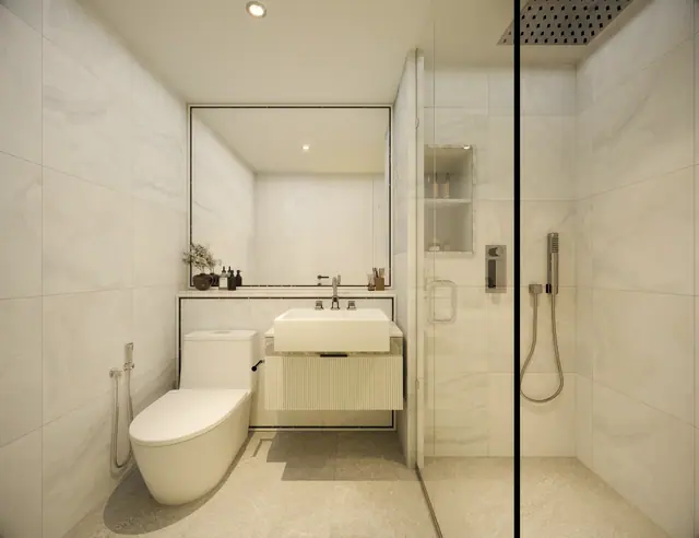 The Ozone Signature Condominium — Ванная · 1 спальня, тип B, Банг Тао и Лагуна, Пхукет