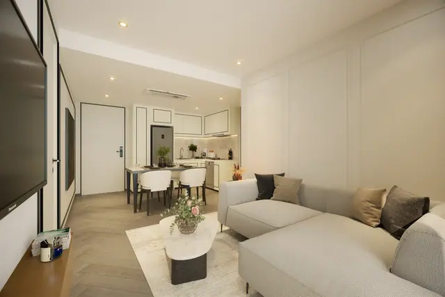 The Ozone Signature Condominium — Гостиная-столовая · 2 спальни, Банг Тао и Лагуна, Пхукет
