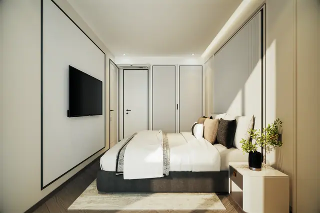 The Ozone Signature Condominium — Спальня B с телевизором, Банг Тао и Лагуна, Пхукет