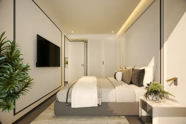 The Ozone Signature Condominium — Спальня с телевизором · тип A, Банг Тао и Лагуна, Пхукет