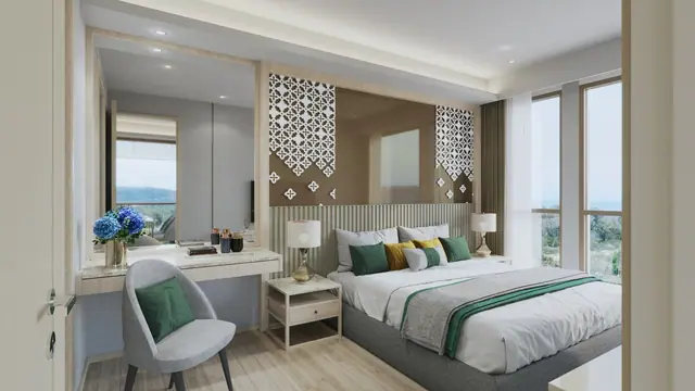 The Ozone Signature Condominium — Спальня с туалетным столиком, Банг Тао и Лагуна, Пхукет