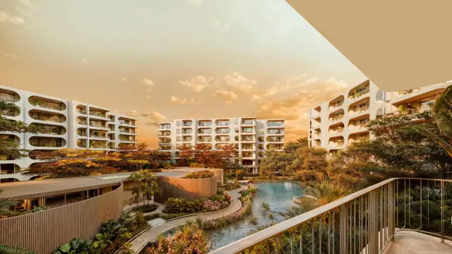The Standard Residences — Вид с балкона на лагунный бассейн, Банг Тао и Лагуна, Пхукет