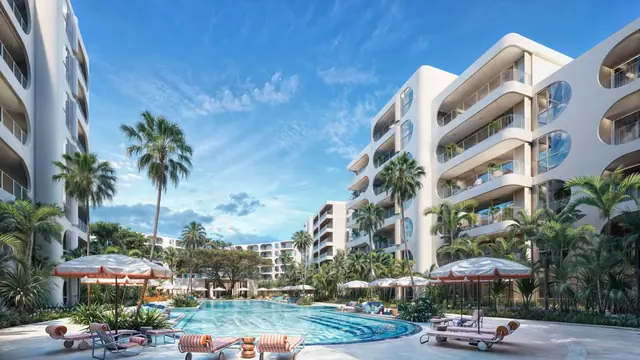 The Standard Residences — Бассейн с шезлонгами у корпусов, Банг Тао и Лагуна, Пхукет