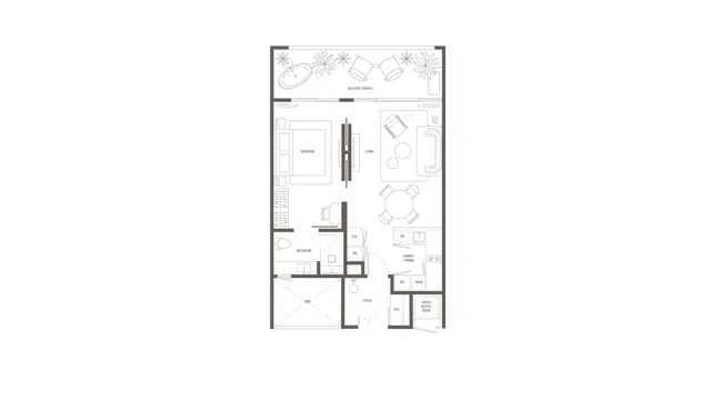 The Standard Residences — 1 спальня · 75 м², Банг Тао и Лагуна, Пхукет