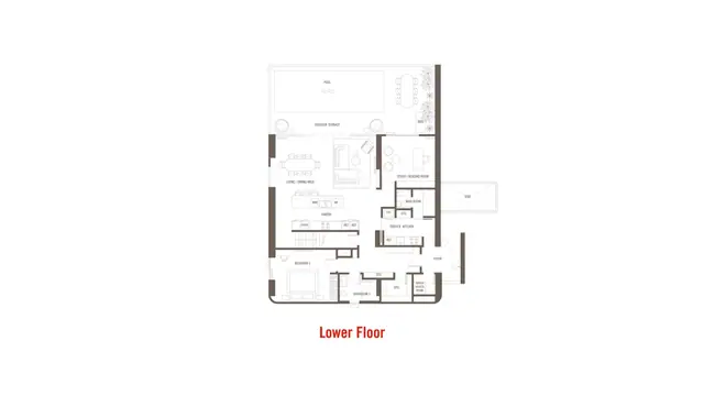 The Standard Residences — Дуплекс · нижний уровень 204–210 м², Банг Тао и Лагуна, Пхукет
