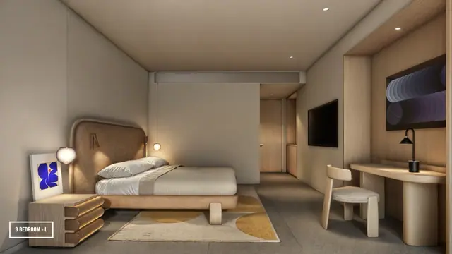 The Standard Residences — Спальня с рабочим местом · 3 спальни, Банг Тао и Лагуна, Пхукет