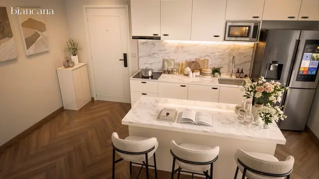 Biancana — Пентхаус: кухня с островом, Банг Тао и Лагуна, Пхукет