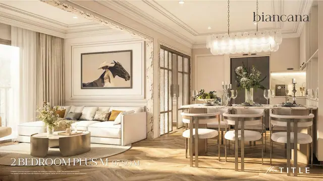 Biancana — Гостиная-столовая · 2 спальни +, 97 м², Банг Тао и Лагуна, Пхукет
