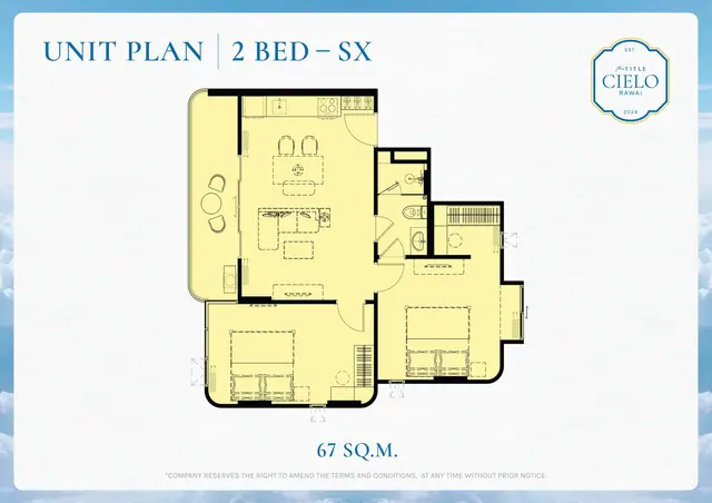 The Title Cielo Rawai — 2 спальни · 67 м², Раваи и Най Харн, Пхукет
