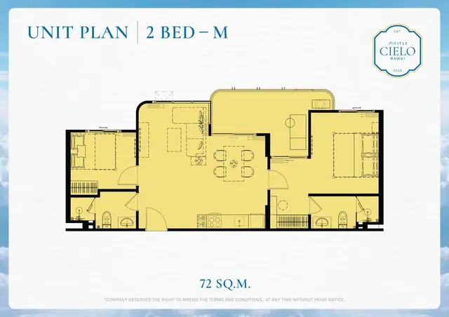 The Title Cielo Rawai — 2 спальни · 72 м², Раваи и Най Харн, Пхукет
