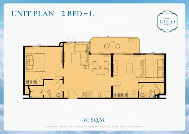 The Title Cielo Rawai — 2 спальни · 81 м², Раваи и Най Харн, Пхукет