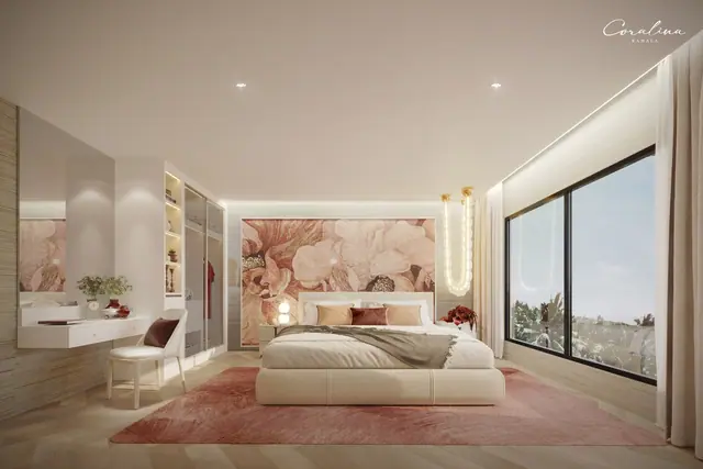 Coralina Kamala — Пентхаус 2 спальни Plus · 91 м²: мастер-спальня, Камала и Сурин, Пхукет