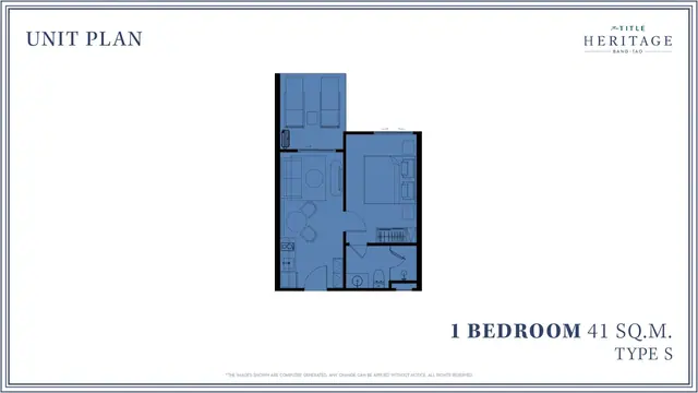 The Title Heritage Bang-Tao — 1 спальня (S) · 41 м², Банг Тао и Лагуна, Пхукет