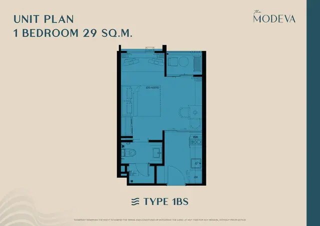 The Modeva — 1 спальня · 29 м², Банг Тао и Лагуна, Пхукет