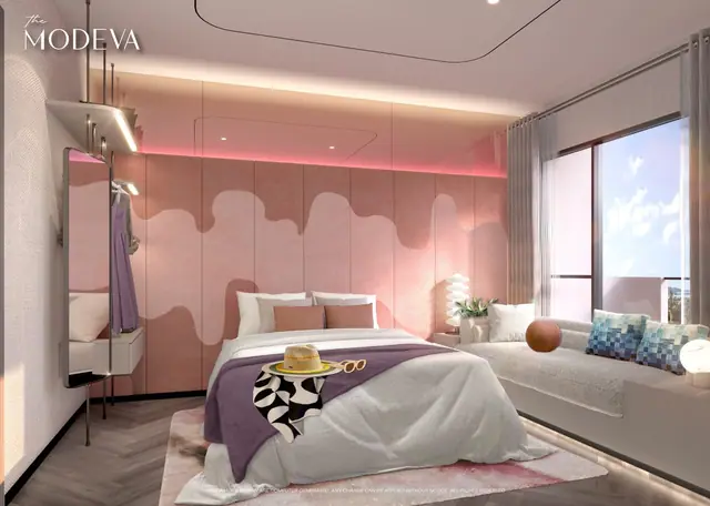 The Modeva — 2 спальни+ · 105 м² · Спальня 2, Банг Тао и Лагуна, Пхукет